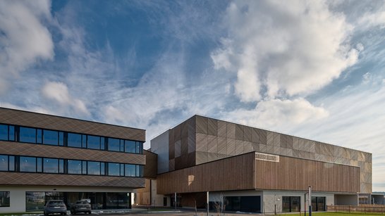 Holz Parkhaus Hargassner Holzkonstruktion