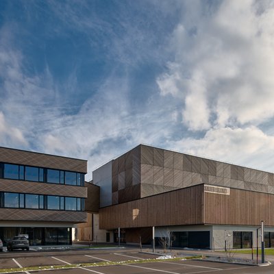 Holz Parkhaus Hargassner Holzkonstruktion