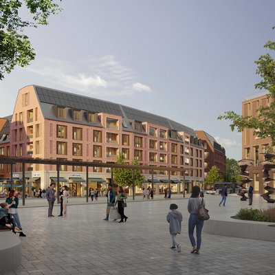 Monheim Mitte Rendering