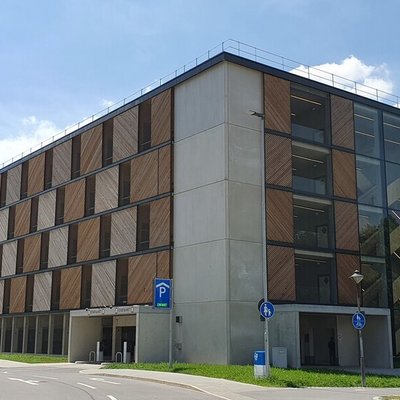Parkhaus Ingolstadt Außenansicht