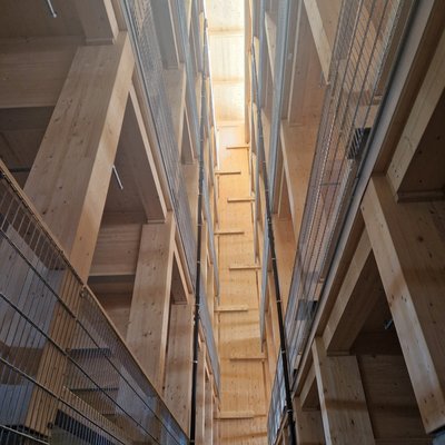 Hargassner multi-storey car park supporting structure