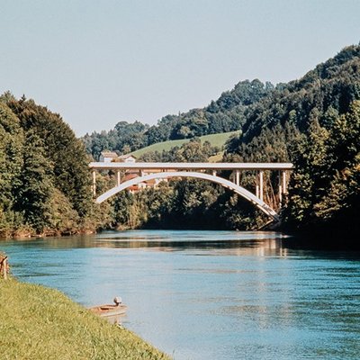 Bogentragwerk Ennsbrücke Ternberg 