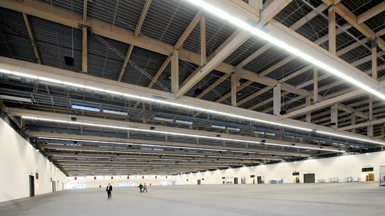 Messehalle Frankfurt Innenansicht