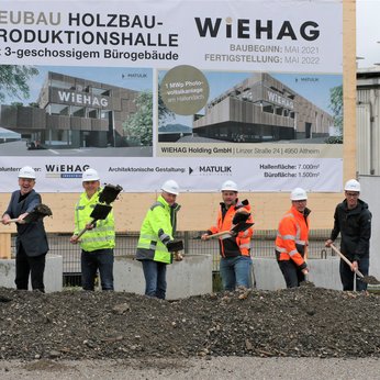 WIEHAG Grüne Fabrik Spatenstich
