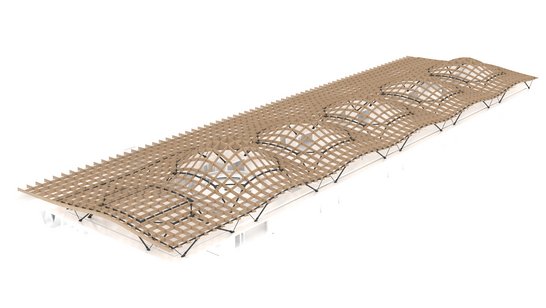 Rendering des parametrischen Designs der Macallan Destillerie