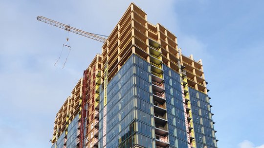 Ascent Milwaukee Holzhybridhochhaus