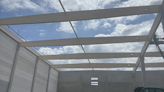 Baustelle Logistikbau