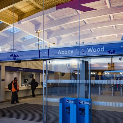 [Translate to Englisch:] Crossrail Station Abbey Wood