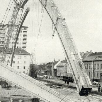 Montage BSH- Bogenträger Klagenfurter Messehalle