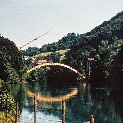 Bogentragwerk Ennsbrücke Ternberg 