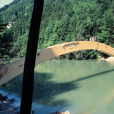 Bogentragwerk Ennsbrücke Ternberg 