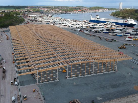 Logistikhalle am Skandinavienkai
