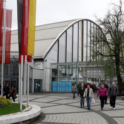 Klagenfurter Messehalle Außenansicht