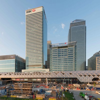 Crossrail Station Canary Wharf 