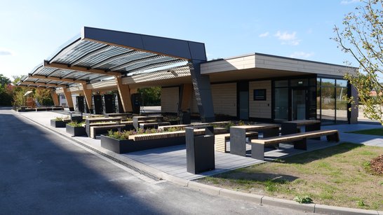 SWI fast-charging park at incampus, Ingolstadt