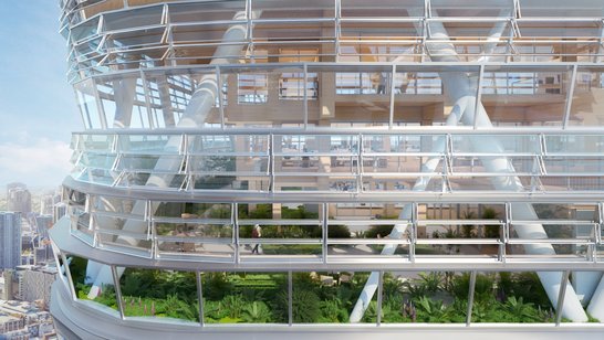 WIEHAG Timber Construction im Atlassian Central in Sydney