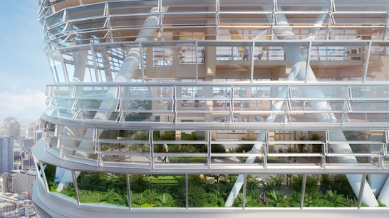 WIEHAG Timber Construction im Atlassian Central in Sydney