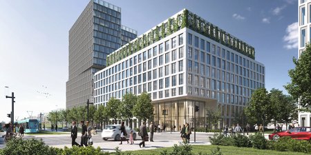 Timber Pioneer Rendering Außenansicht
