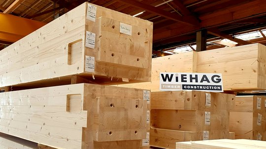 CNC-abgebundene BSH-Bauteile