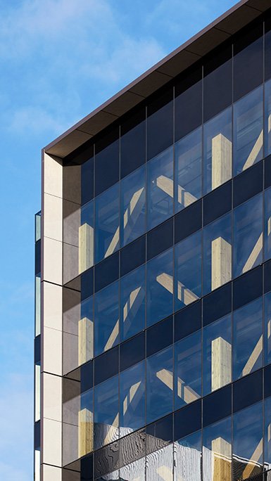 High-rise building in timber construction 25 King Australia