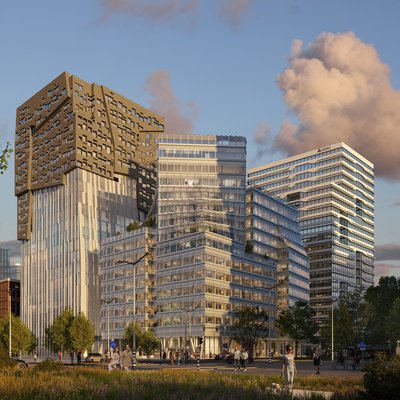 [Translate to Englisch:] WIEHAG Timber Construction im Cube House Amsterdam