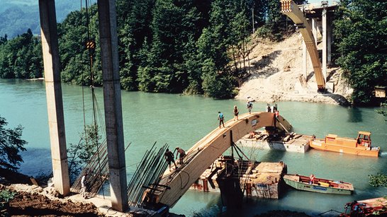 Bogentragwerk Ennsbrücke Ternberg 