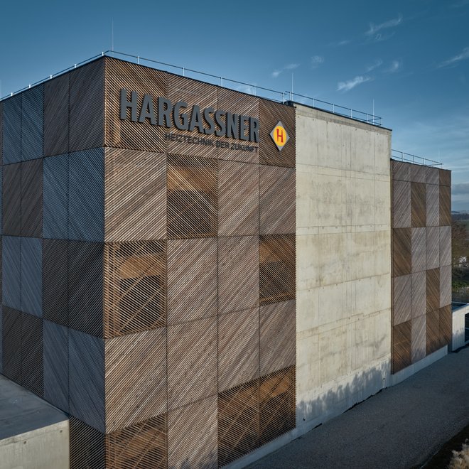 Holz Parkhaus Hargassner Holzkonstruktion