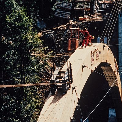 Bogentragwerk Ennsbrücke Ternberg 