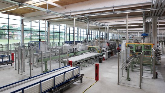 Produktionshalle Gugelfuss in Elchingen Produktionshalle Gugelfuss in Elchingen