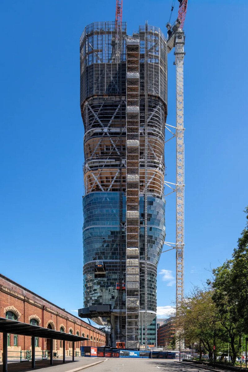 Atlassian Central, Sydney, construction