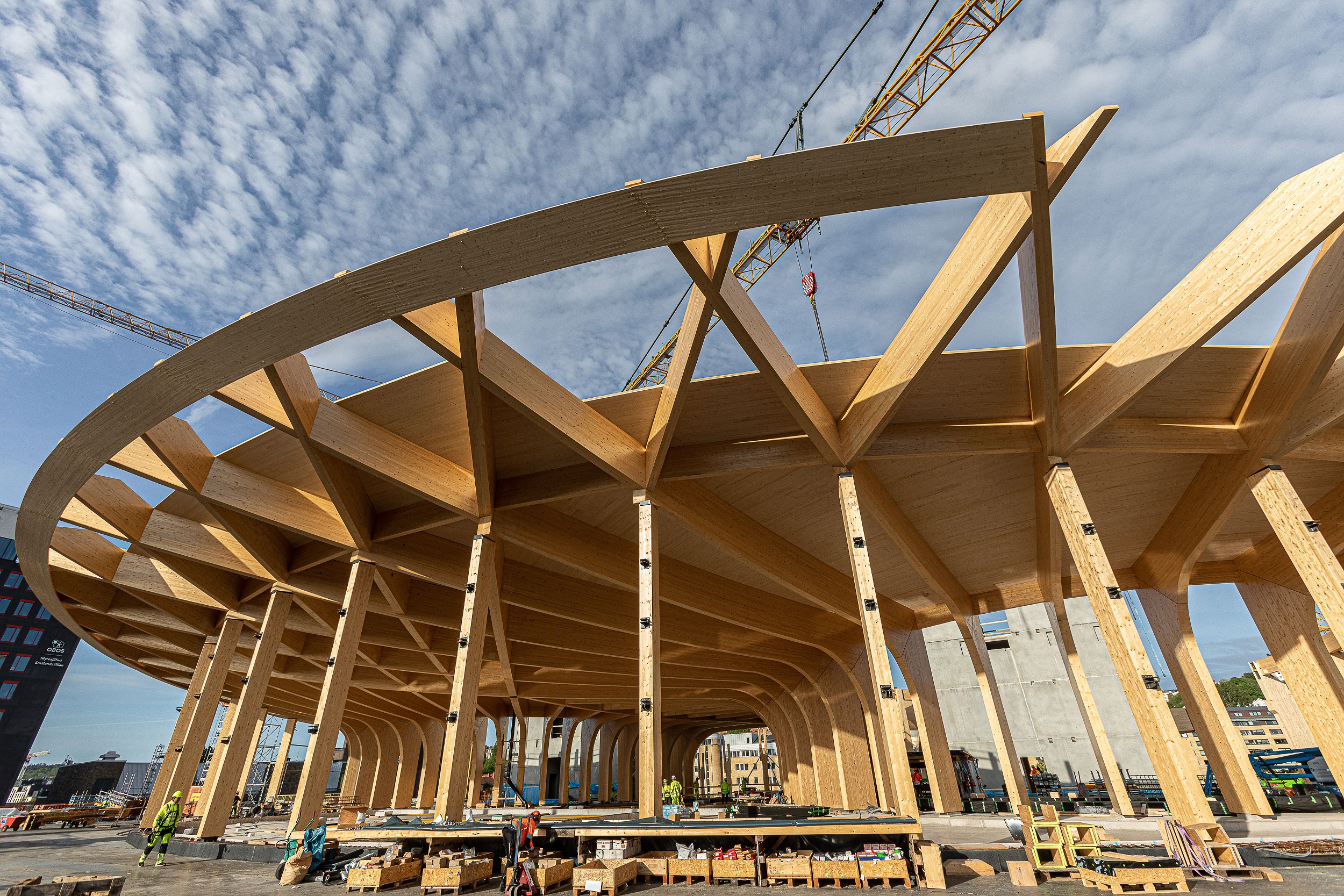 World of Volvo Montage BSH-Konstruktion